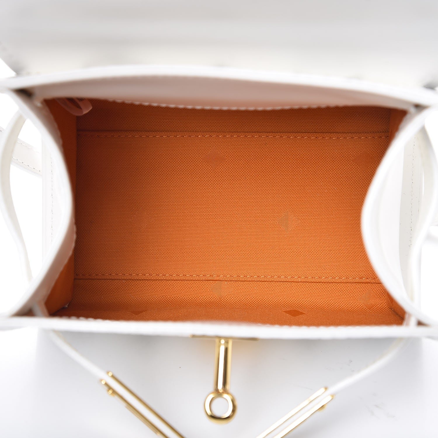 MCM Visetos Mini Heritage Top Handle Satchel White 6 of 8