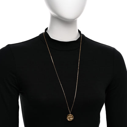 Van Cleef & Arpels 18K Yellow Gold Zodiac Libra Pendant Necklace 2 of 6