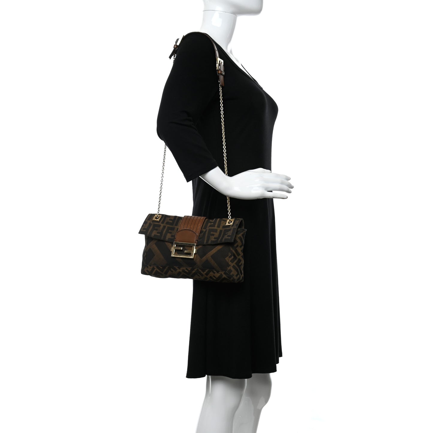 Zucca Maxi Baguette Bag Tobacco