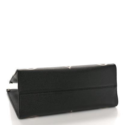 Louis Vuitton Empreinte Monogram Giant Onthego MM Black Beige 4 of 8