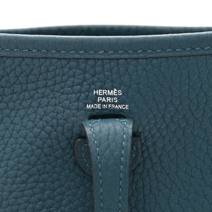 Hermes Taurillon Clemence Amazone Evelyne TPM Colvert Lime 5 of 11