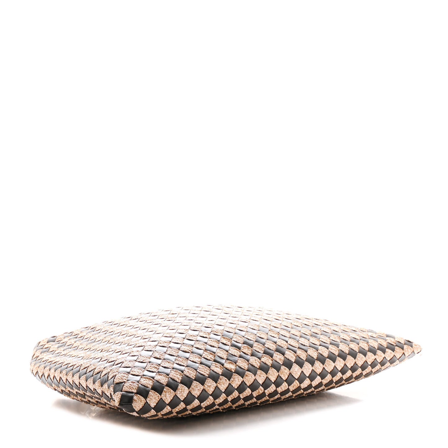 Nappa Raffia Intrecciato Large Hop Fondant Natural