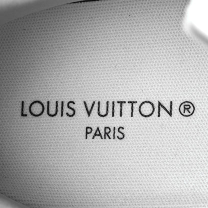 Louis Vuitton Monogram Calfskin Run 55 Sneakers 37.5 White 8 of 9