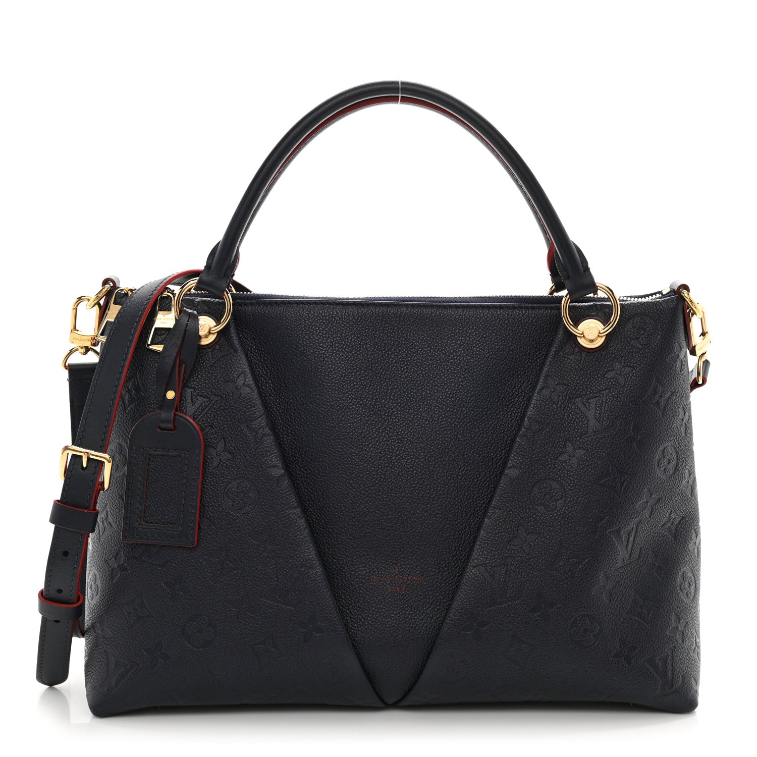 Louis Vuitton Empreinte V Tote MM Marine Rouge 1 of 10