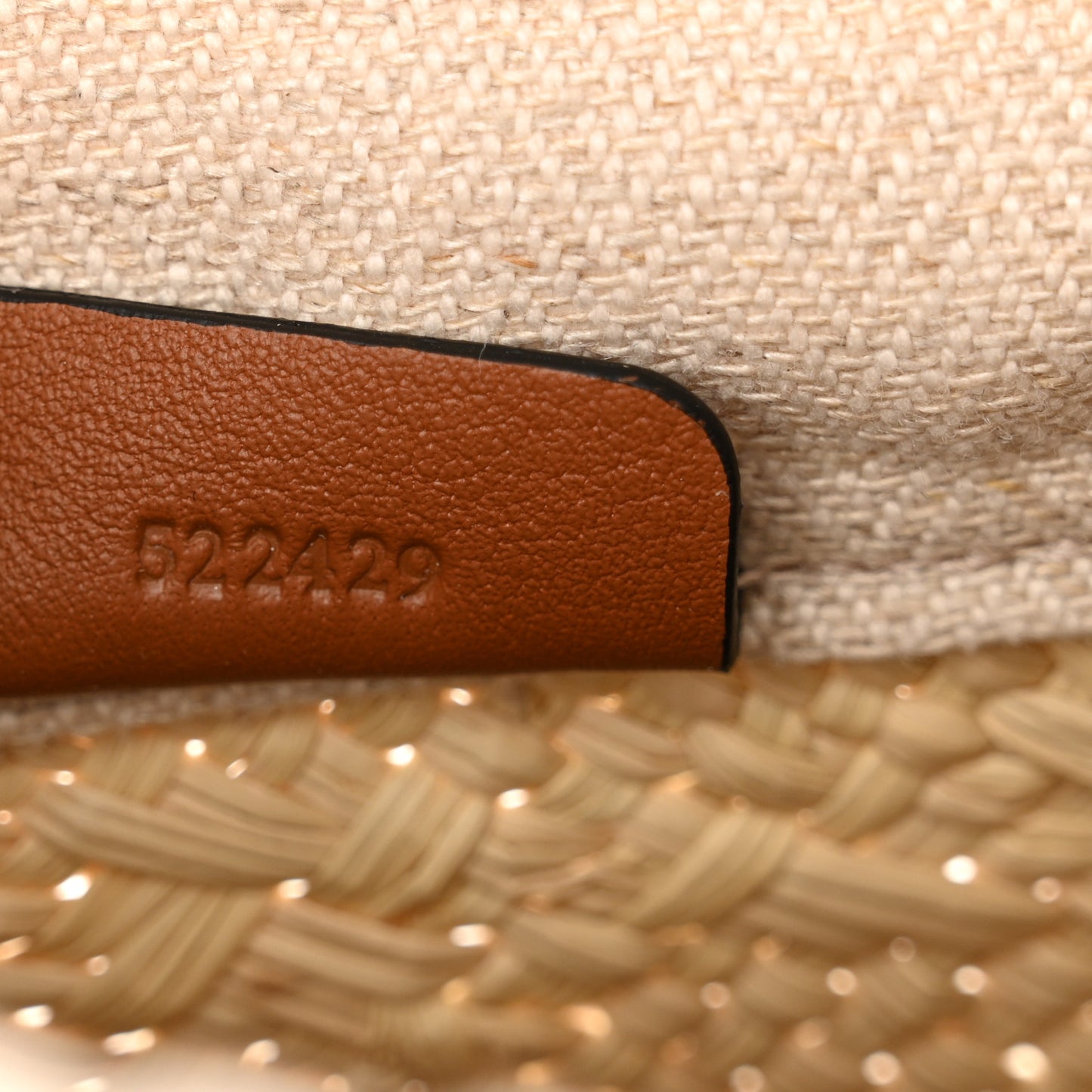 Calfskin Raffia Paulas Ibiza Square Bucket Bag Natural Tan