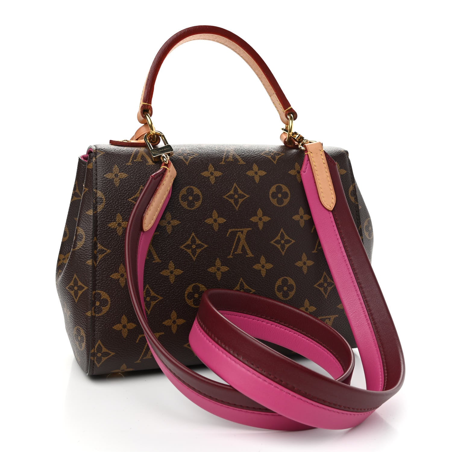 Louis Vuitton Monogram Cluny BB Bordeaux Fuchsia 3 of 8