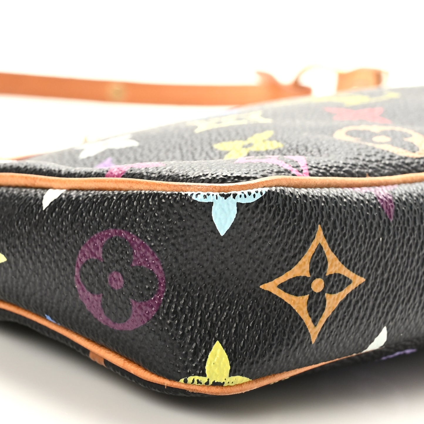 Monogram Multicolor Pochette Accessories Black