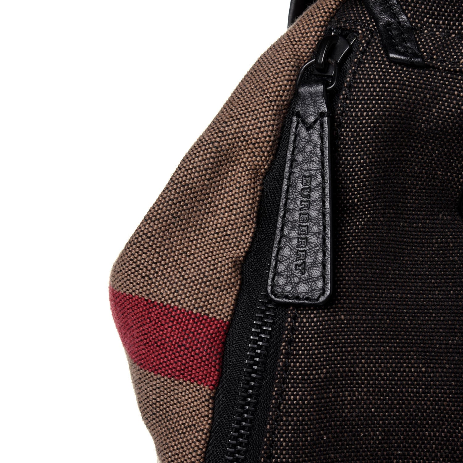 Burberry Canvas Mega Check Korbin Backpack Camel 14 of 20