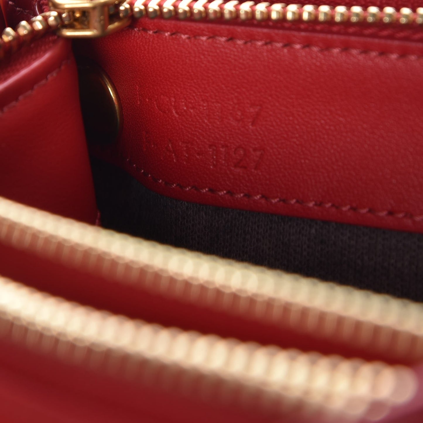 Lambskin Large Trio Crossbody Bag Red