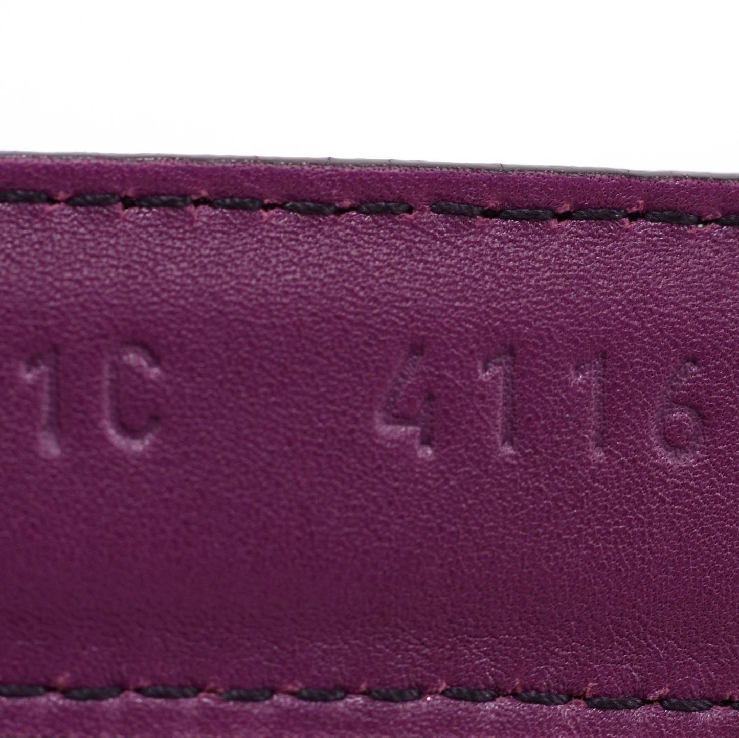 Saffiano Jeweled Buckle Belt 36 90