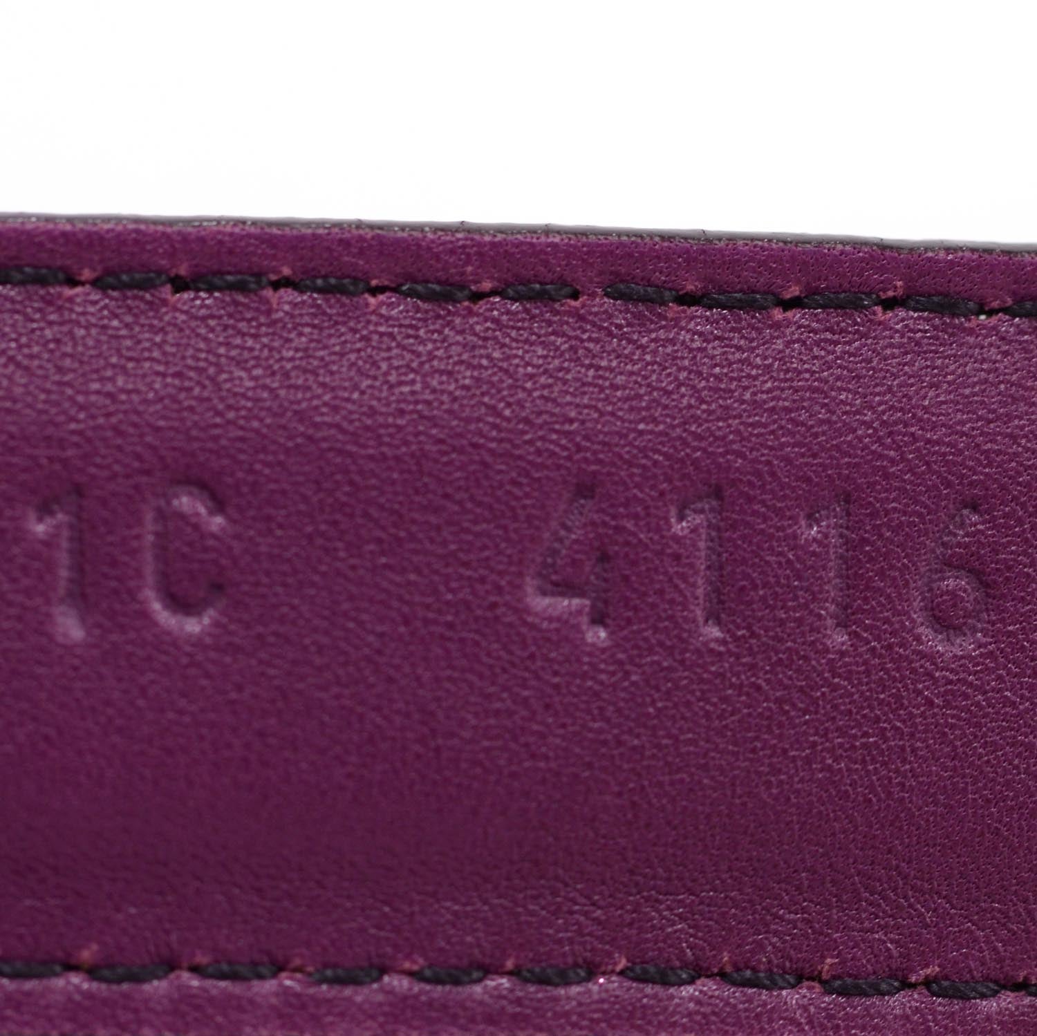 Prada Saffiano Jeweled Buckle Belt 36 90 7 of 9