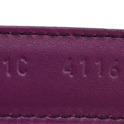 Prada Saffiano Jeweled Buckle Belt 36 90 7 of 9