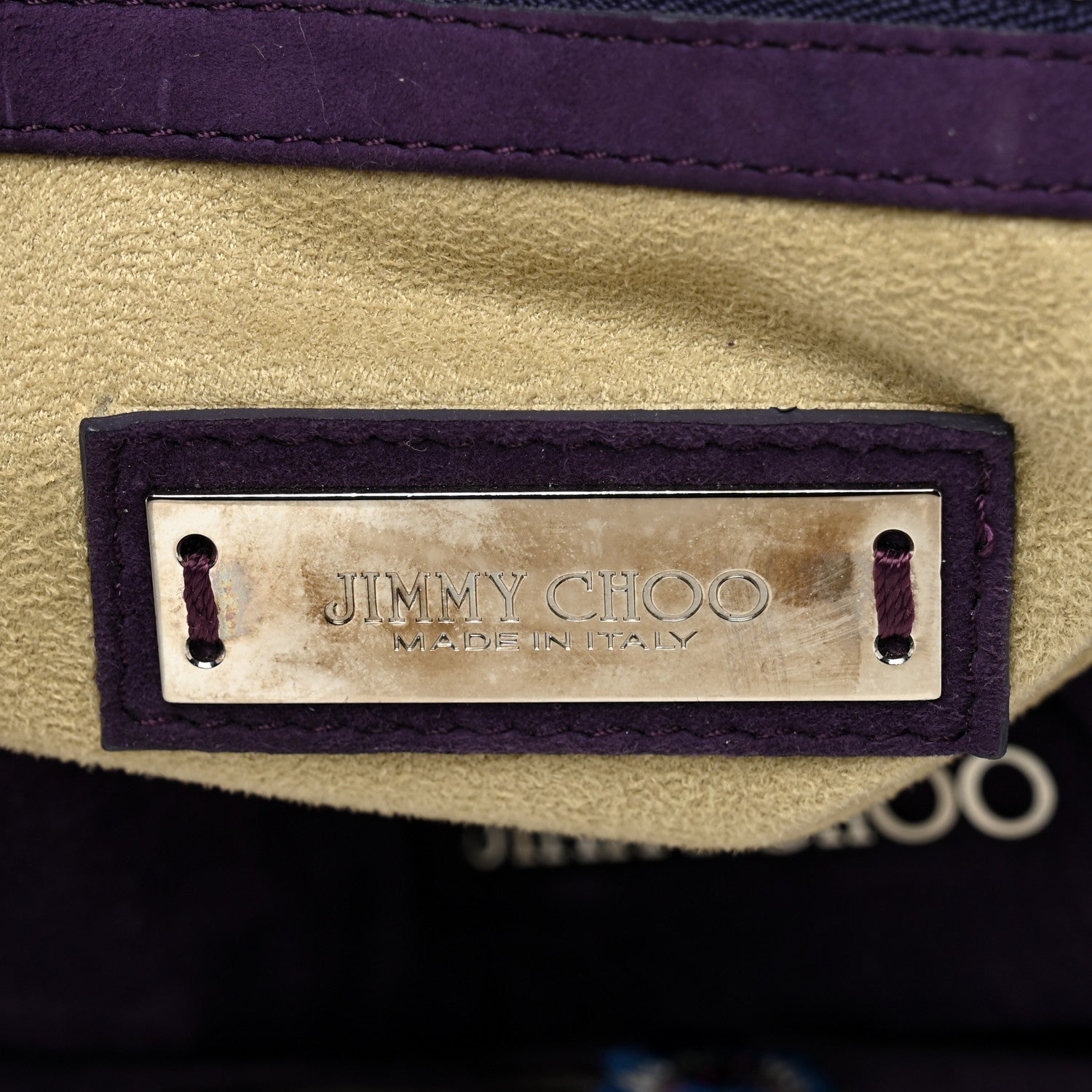 Jimmy Choo Fox Fur Suede Floral Embroidered Biker Shoulder Bag 6 of 14
