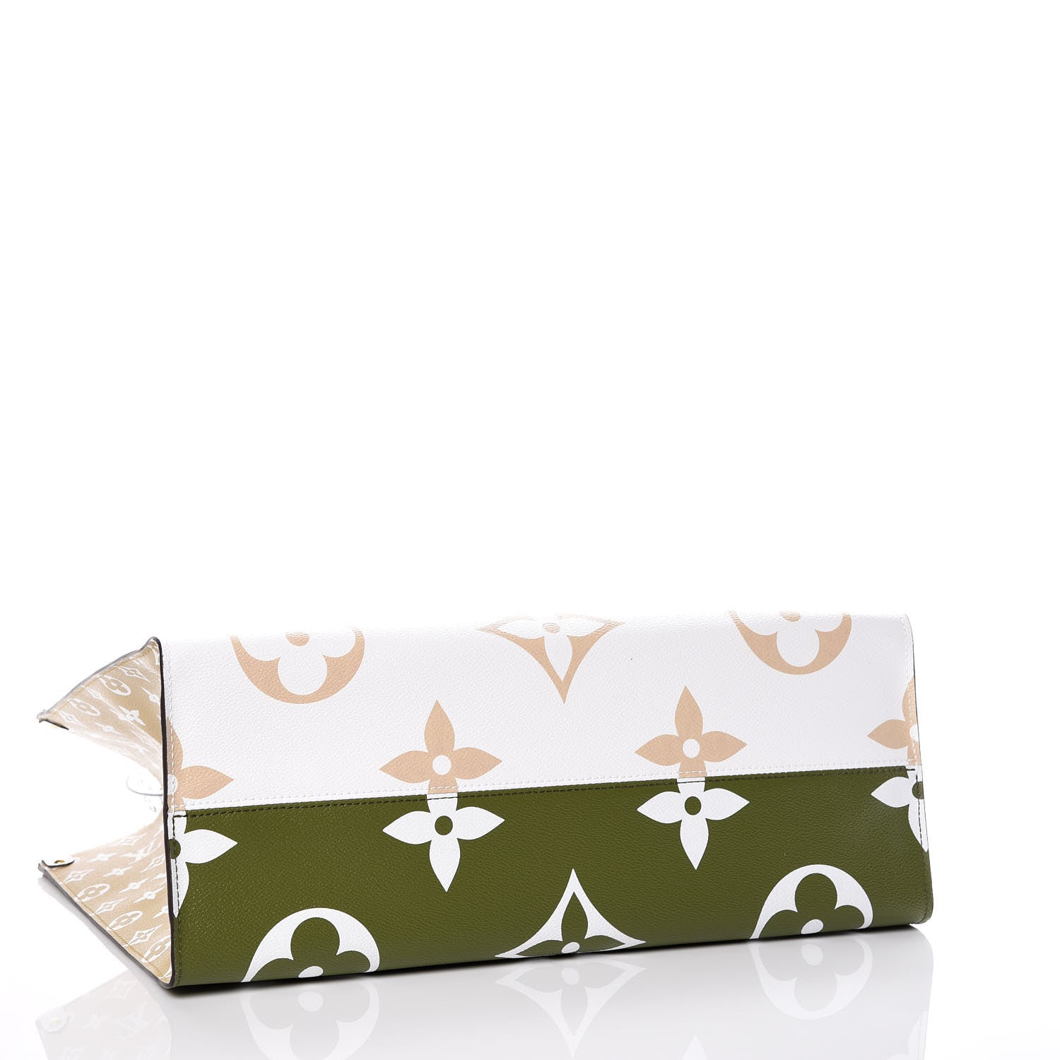 Louis Vuitton Monogram Giant Onthego GM Kaki Beige 5 of 10