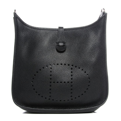 Hermes Taurillon Clemence Evelyne III PM Black 1 of 18