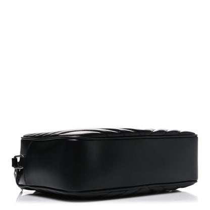 Saint Laurent Calfskin Matelasse Monogram Lou Camera Bag Black 4 of 11