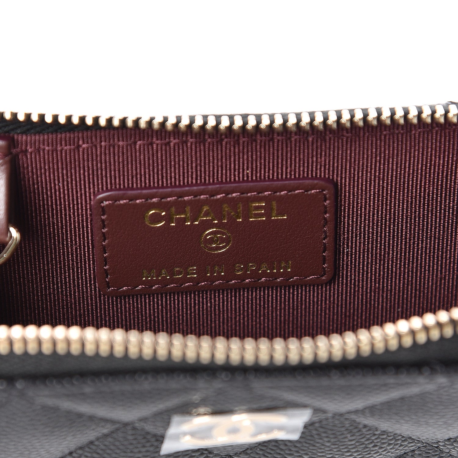 Chanel Caviar Quilted Key Holder Case Black 6 of 8