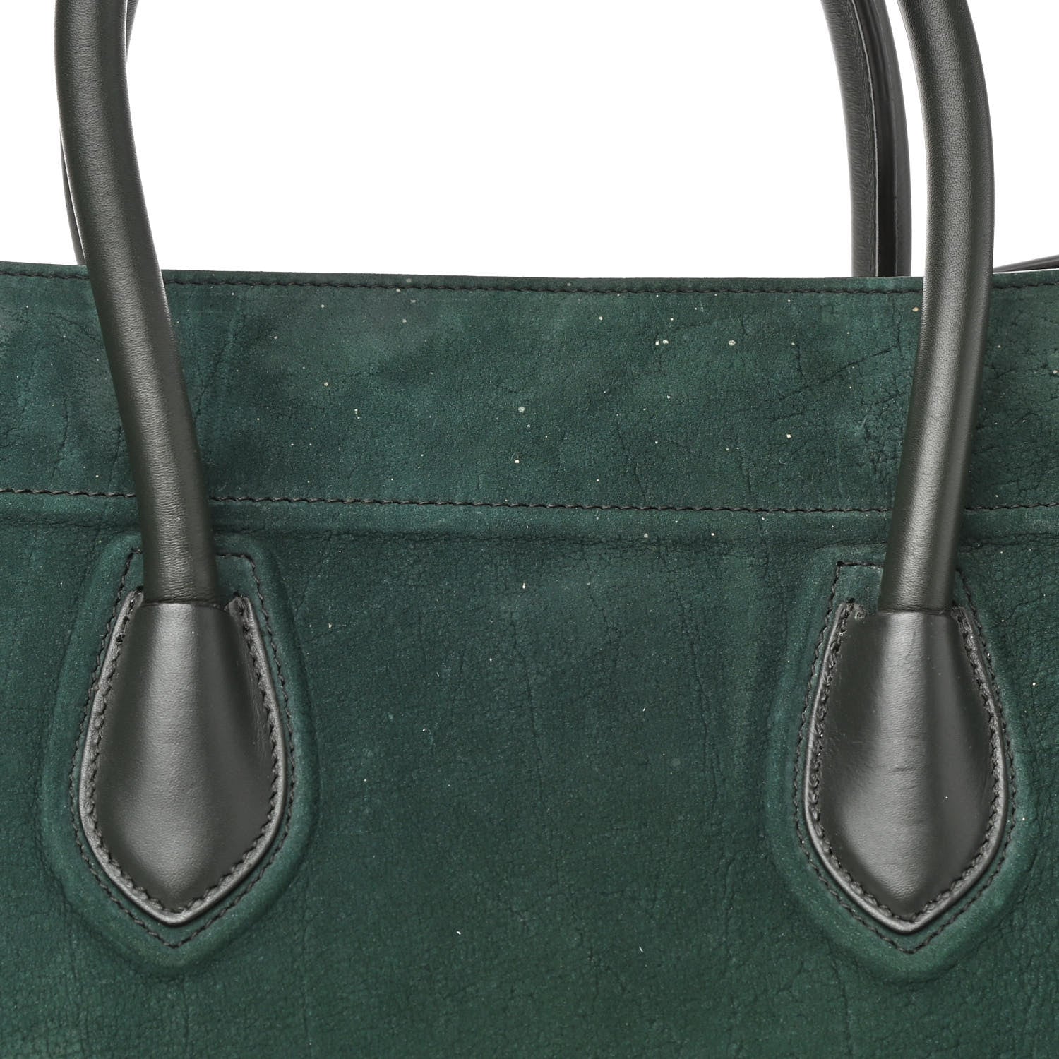 Celine Nubuck Medium Phantom Luggage Bottle Green 11 of 12