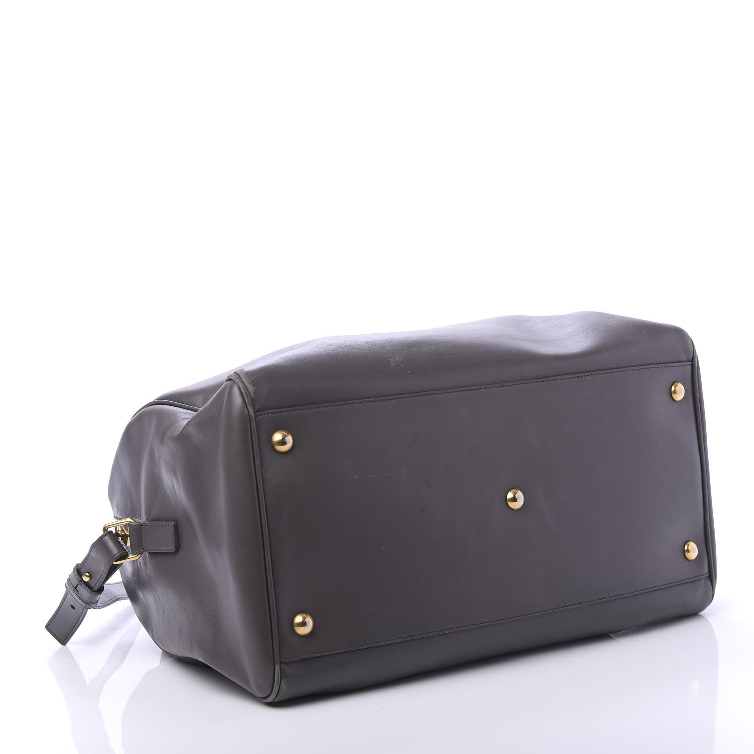 Saint Laurent Calfskin Classic Duffle 12 Earth 5 of 14