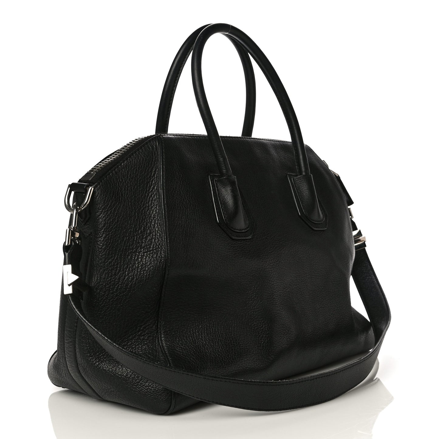 Sugar Goatskin Medium Antigona Black