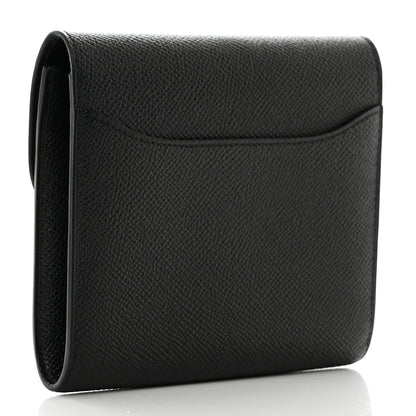 Hermes Epsom Constance Compact Passant Wallet Black 3 of 8