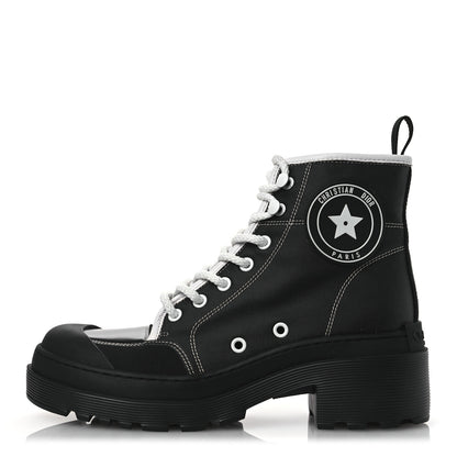 Christian Dior Technical Fabric D-Rise 35mm Boots 37 Black 1 of 12
