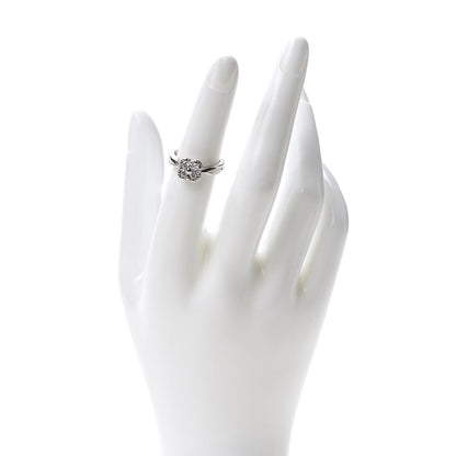 Van Cleef & Arpels 18K White Gold Diamond Arno Ring 50 5.25 2 of 5