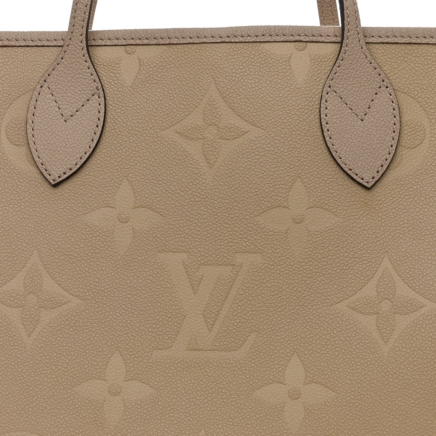 Louis Vuitton Empreinte Monogram Giant Neverfull MM Tourterelle 9 of 11