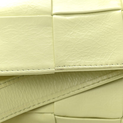 Bottega Veneta Paper Calfskin Intrecciato Cassette Belt Bag Lemon Washed 11 of 13