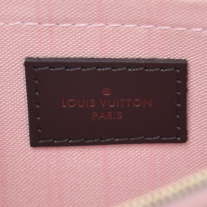 Louis Vuitton Damier Ebene Neverfull MM GM Pochette Rose Ballerine 6 of 8