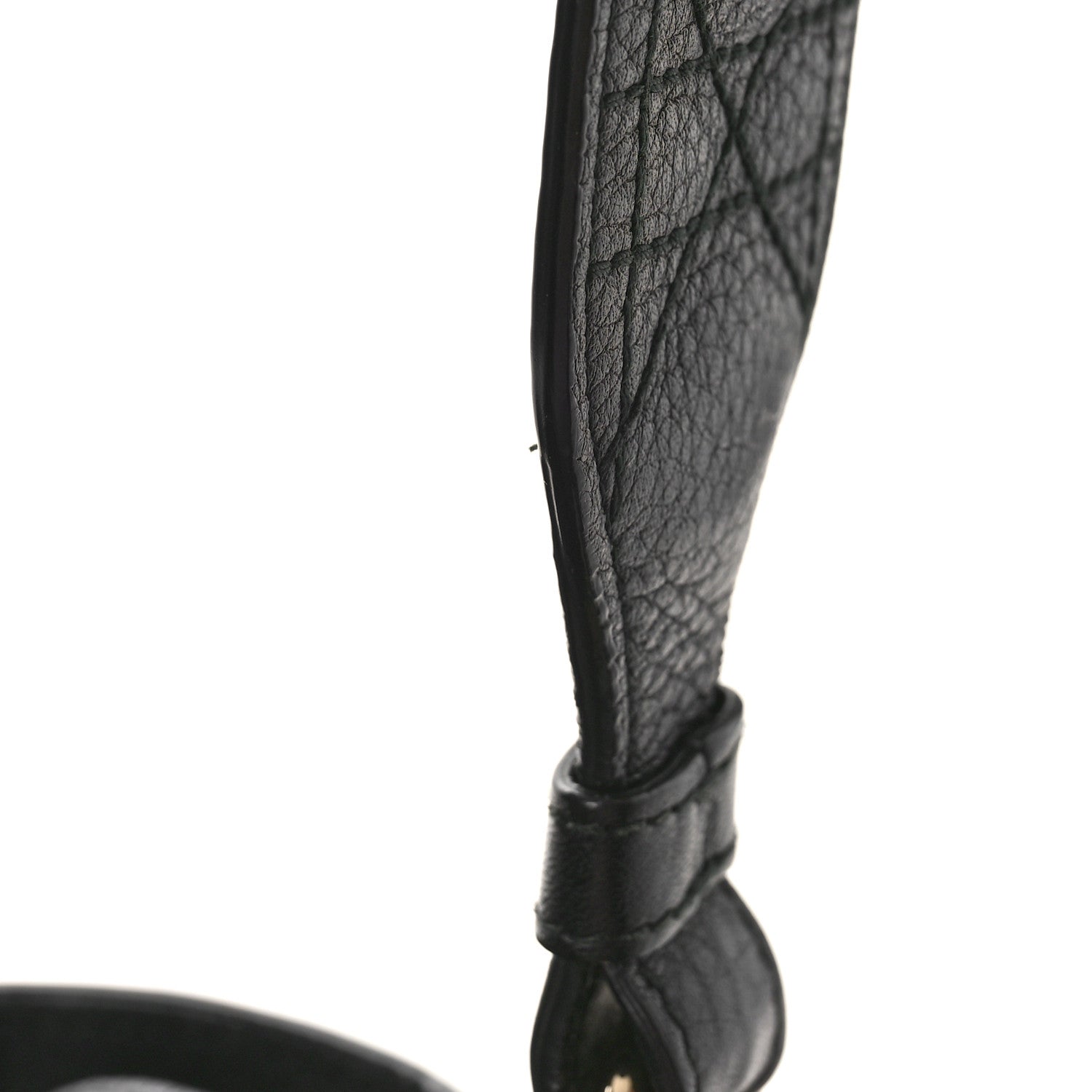 Christian Dior Grained Calfskin Cannage Medium Supple Lady Dior Black 11 of 11