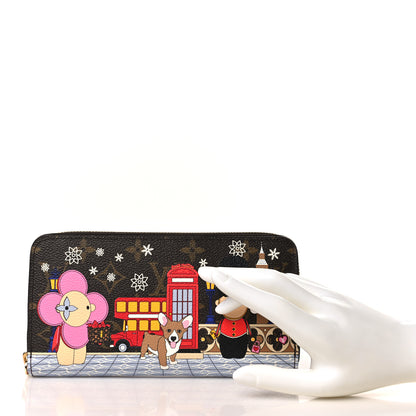 Louis Vuitton Monogram 2021 Christmas Animation London Zippy Wallet 2 of 6