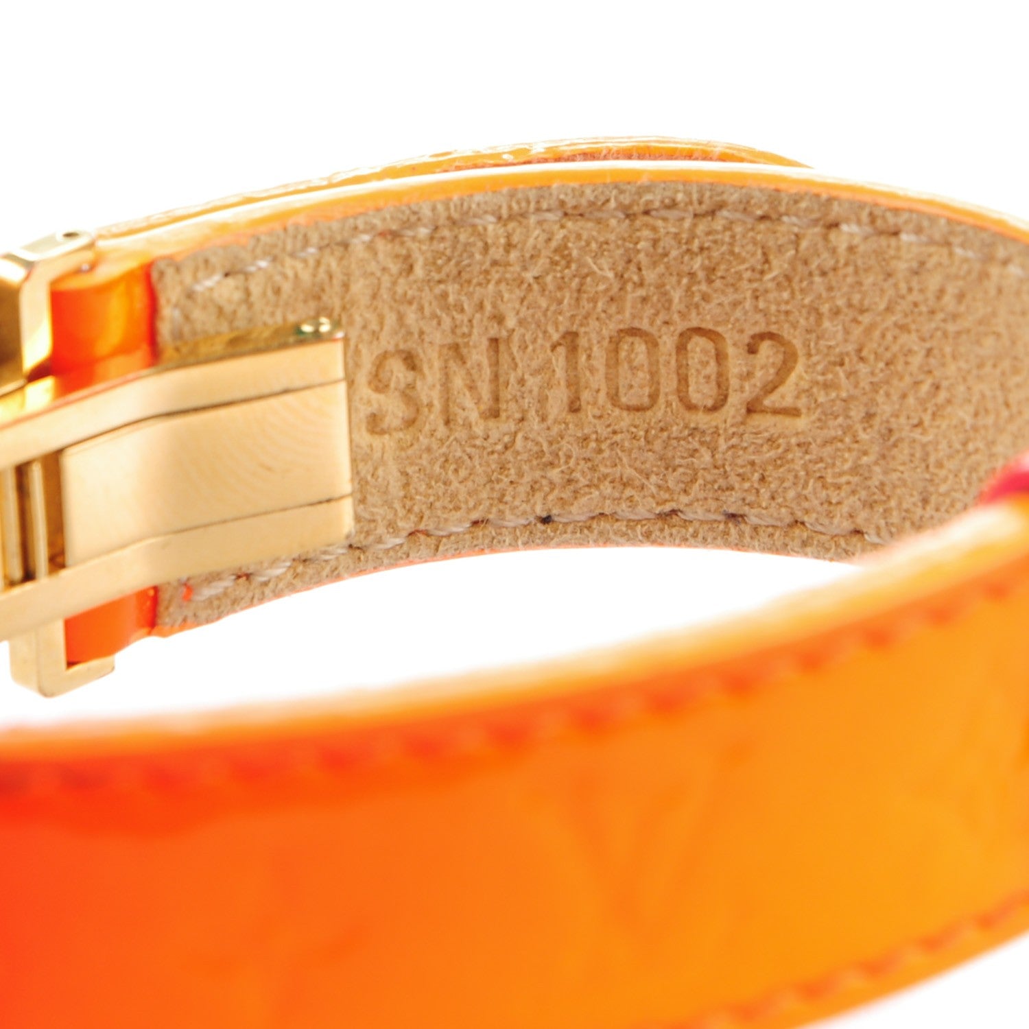 Louis Vuitton Vernis Fluo Wish Bracelet Orange 5 of 11