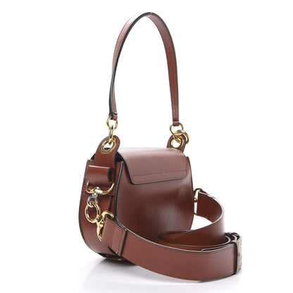Chloe Calfskin Small Tess Bag Sepia Brown 4 of 14