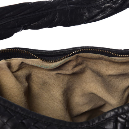 Bottega Veneta Nappa Intrecciato Pleated Large Veneta Hobo Black 11 of 14