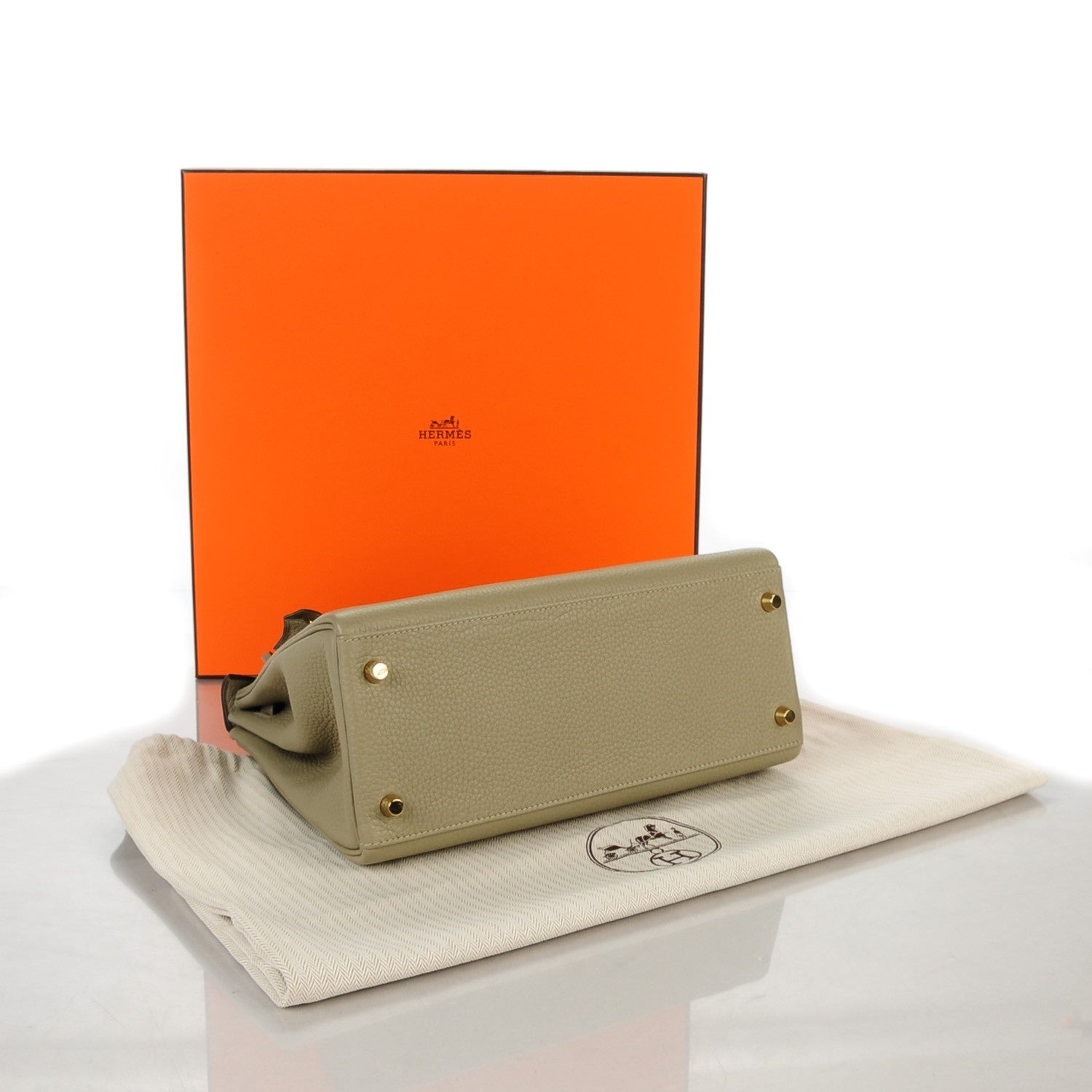 Hermes Taurillon Clemence Kelly Retourne 28 Sauge 5 of 24