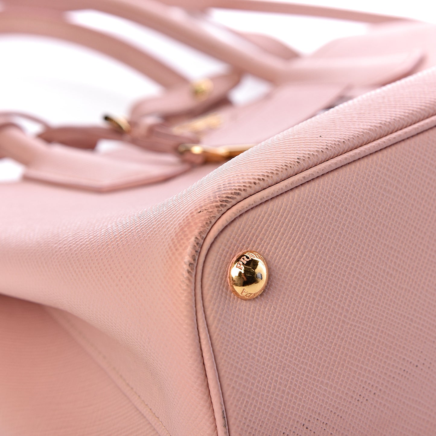 Saffiano Cuir Small Double Bag Pesco