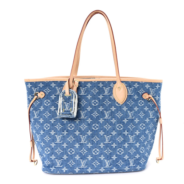Louis Vuitton Monogram Denim Neo Neverfull MM Blue 1860320