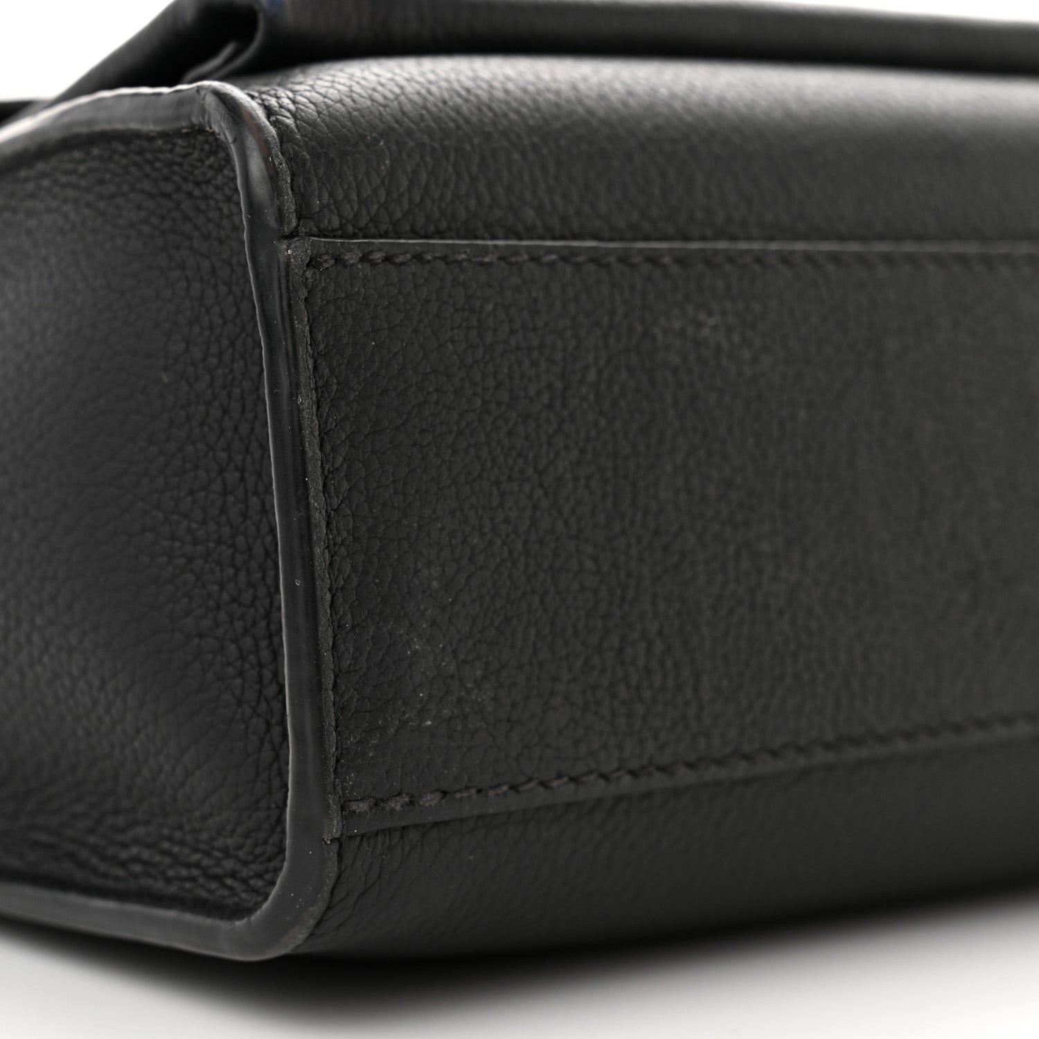 Louis Vuitton Soft Calfskin Mylockme Chain Bag BB Black 9 of 17