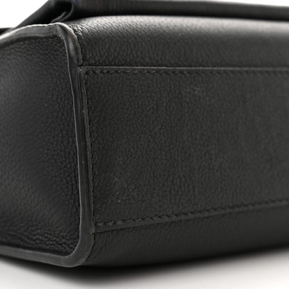 Louis Vuitton Soft Calfskin Mylockme Chain Bag BB Black 9 of 17