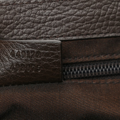Gucci Monogram Flap Messenger Bag Beige Dark Brown 7 of 13