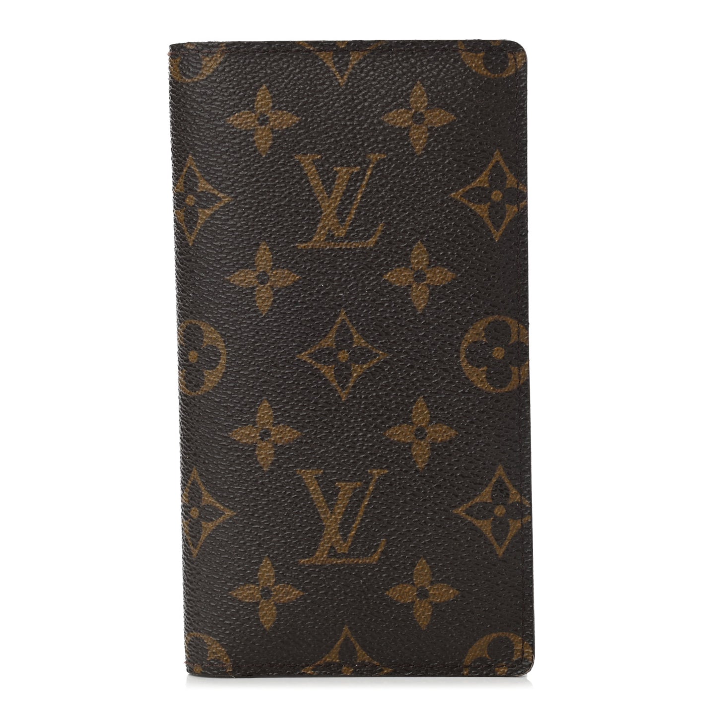 Monogram Checkbook Holder Case Wallet