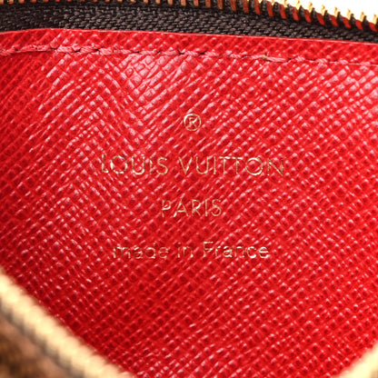 Louis Vuitton Damier Ebene Recto Verso Card Holder Red 6 of 6