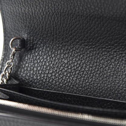 Gucci Calfskin Mini Dionysus Chain Wallet Black 10 of 13