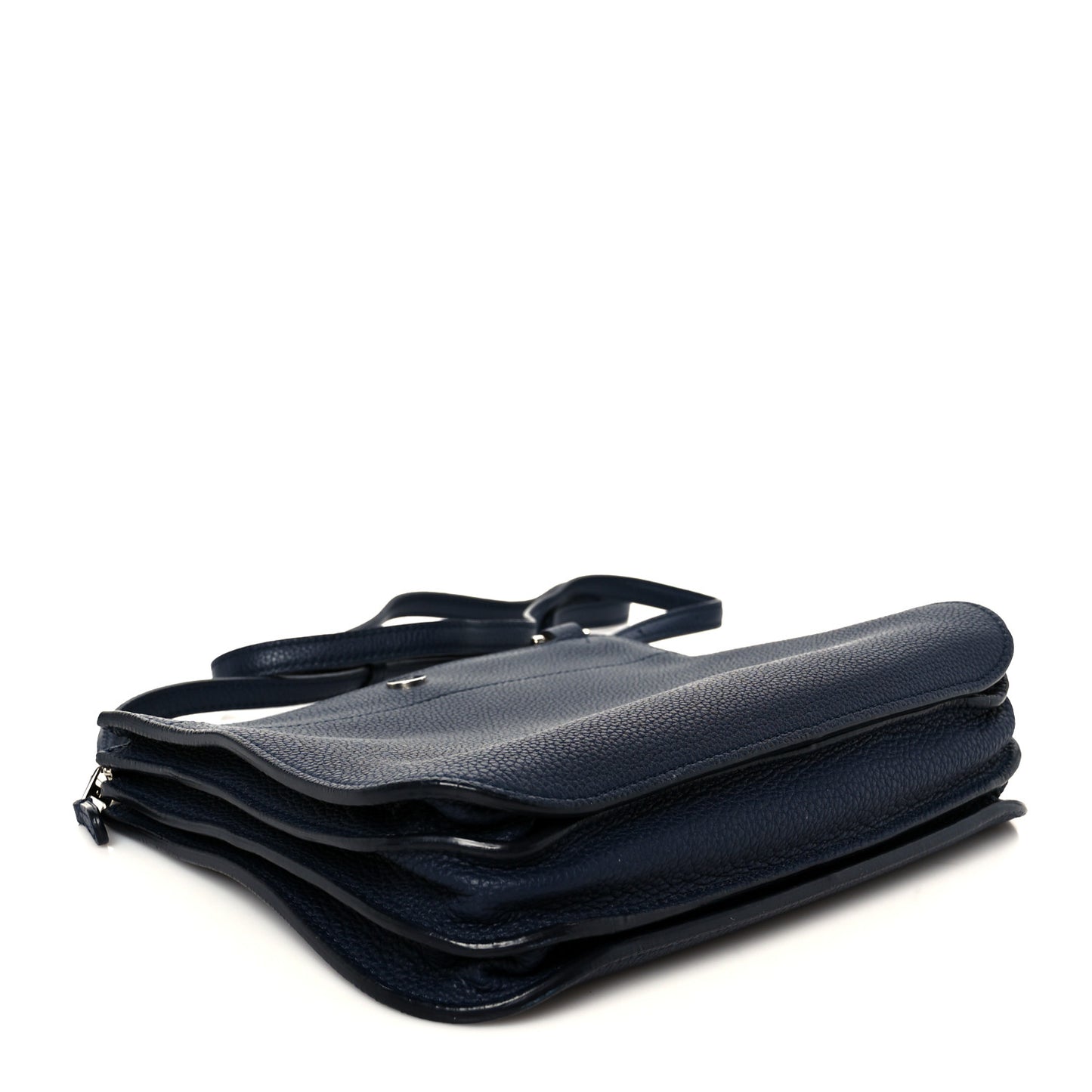Calfskin Milky Way Odessa Shoulder Bag Navy