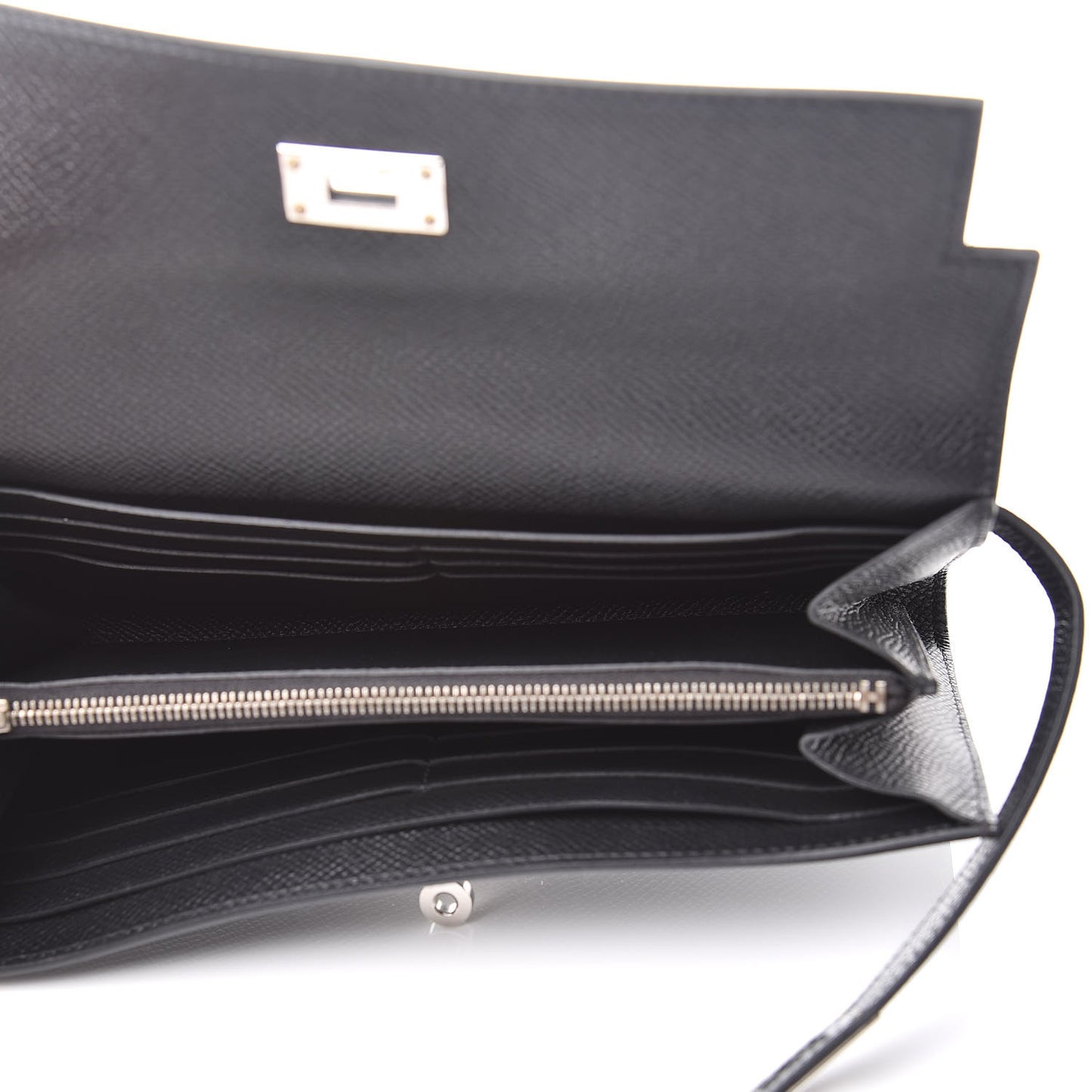 Epsom Kelly Longue Wallet Black