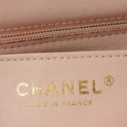 Chanel Calfskin Chevron Quilted Mini Rectangular Flap Light Pink 6 of 8