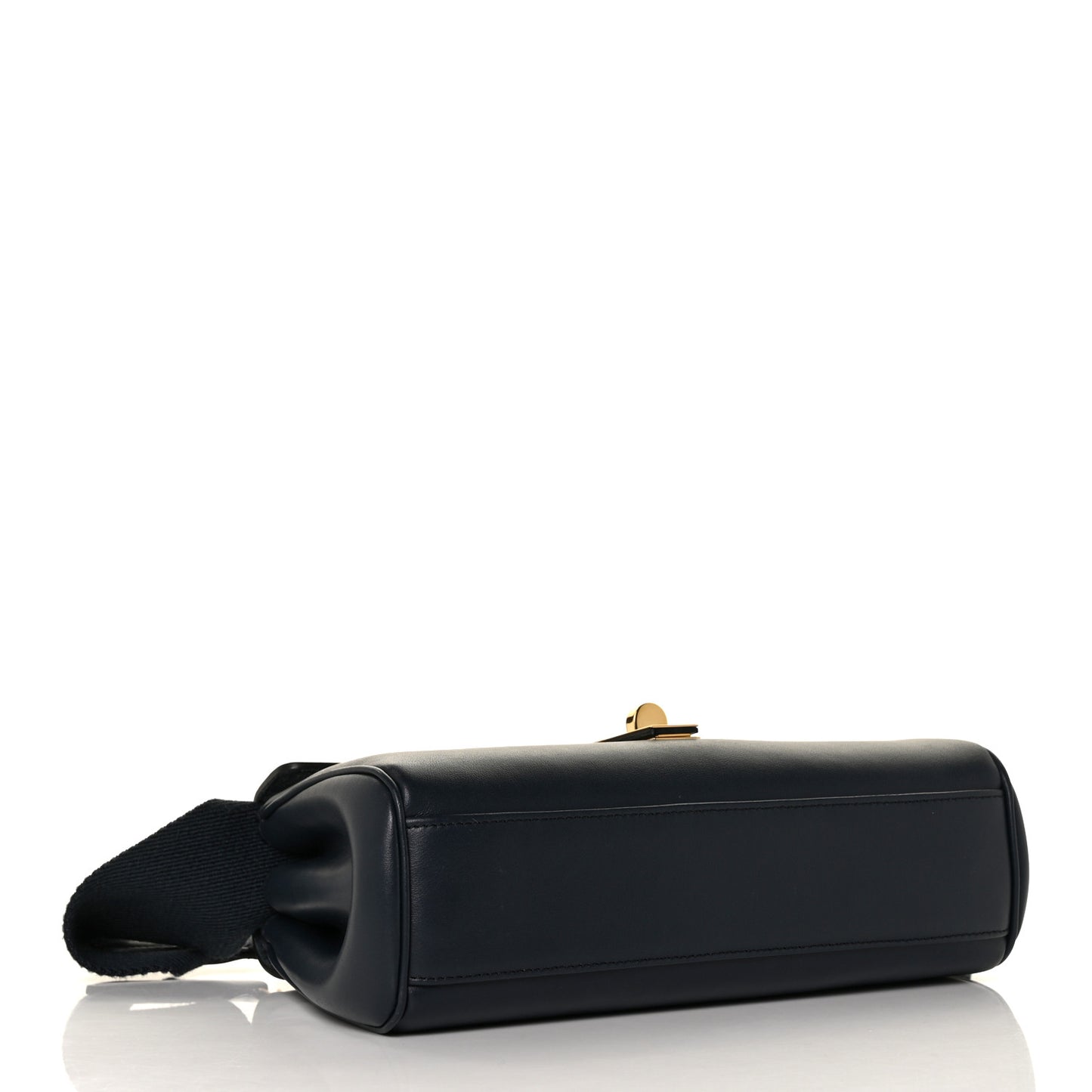 Smooth Calfskin Teen Soft 16 Shoulder Bag Navy