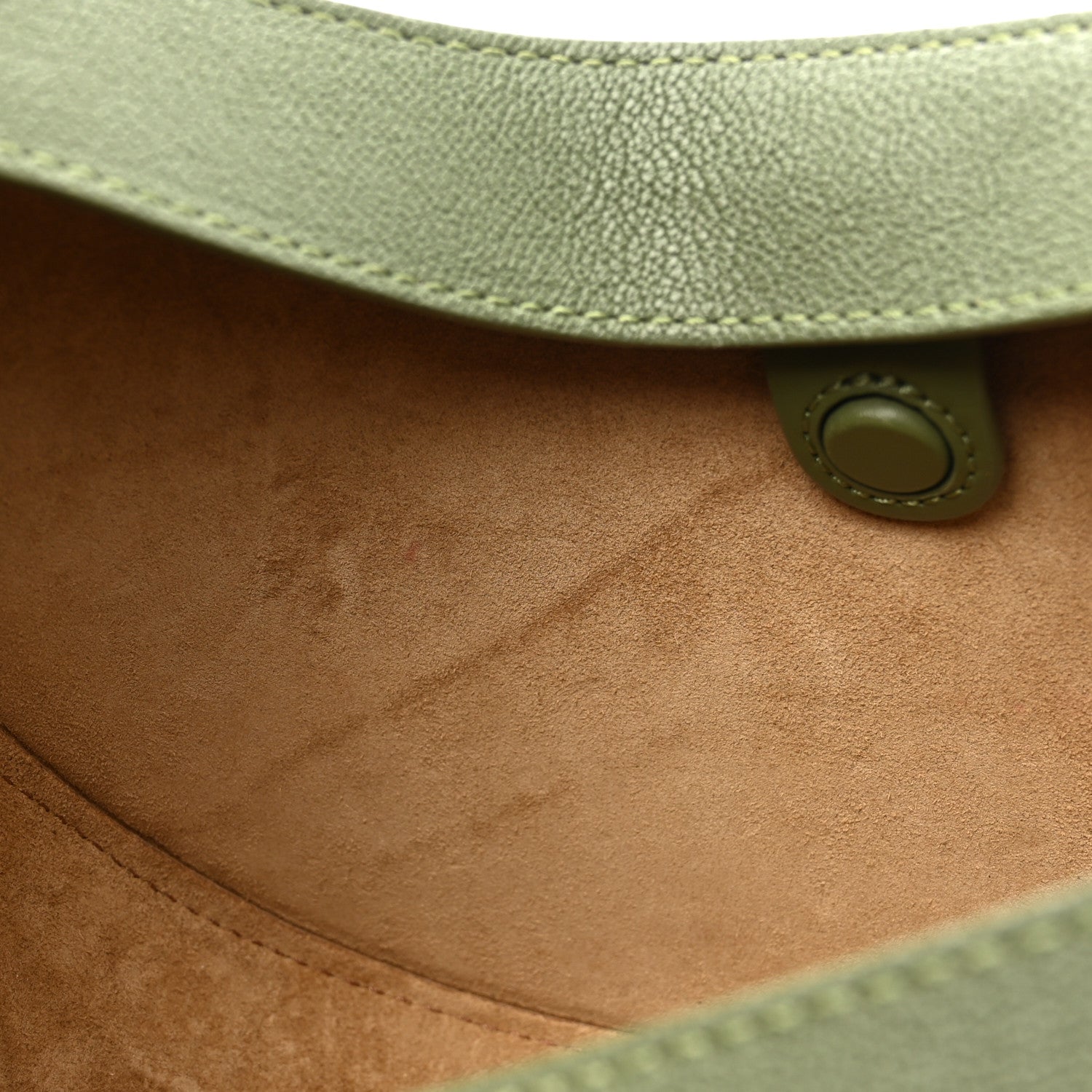 Loewe Satin Calfskin Jacquard Luna Bag Avocado Green 11 of 11
