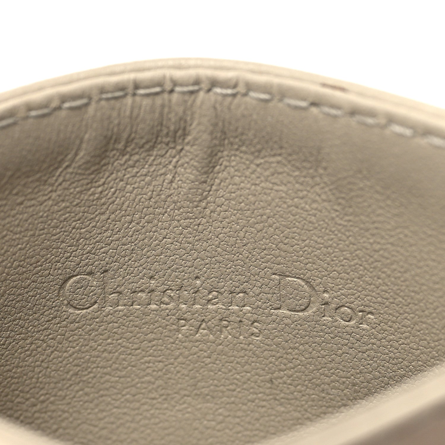 Christian Dior Lambskin Cannage Lady Dior Five-Slots Card Holder Beige 7 of 10